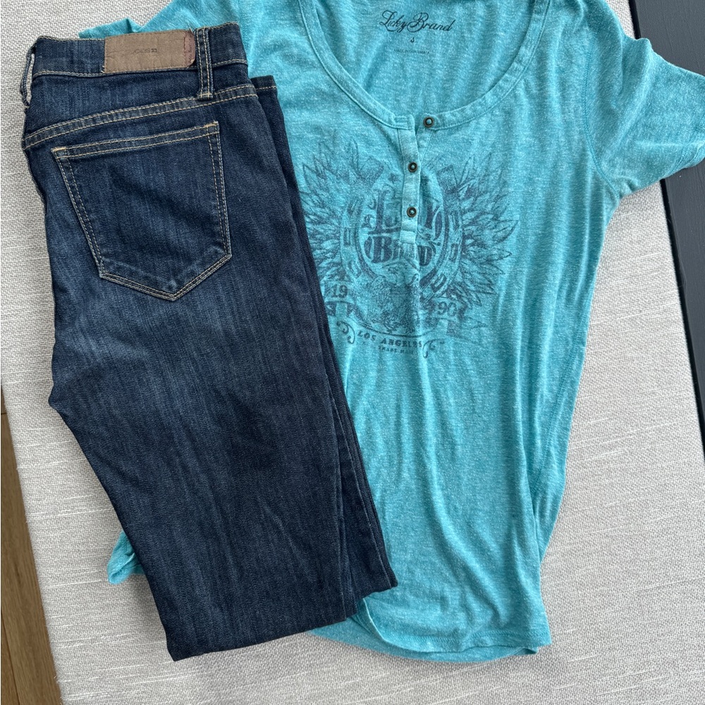 Joe's Jeans Dark Blue Straight Leg
